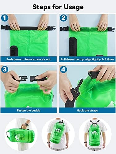 HEETA Dry Bag Waterproof Backpack with Phone Case 5L/10L/20L/30L/40L - Image 5