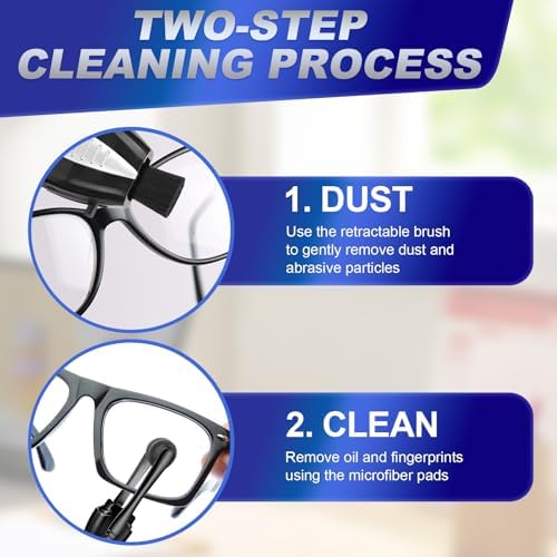 3PCS Eyeglass Cleaner, Carbon Fiber Tool for Glasses & Sunglasses Travel - Image 6