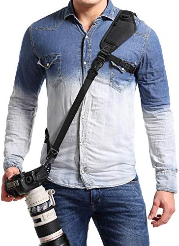 waka Camera Neck Strap with Quick Release, Safety Tether and Underarm Strap by Visitthewaka
