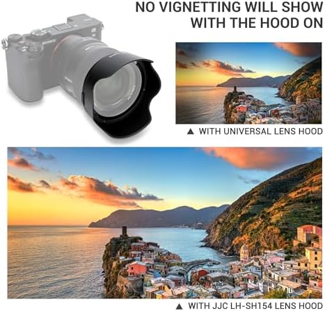 JJC ALC-SH154 Bayonet Reversible Lens Hood for Sony FE 24mm f/1.4 GM Lens - Image 5