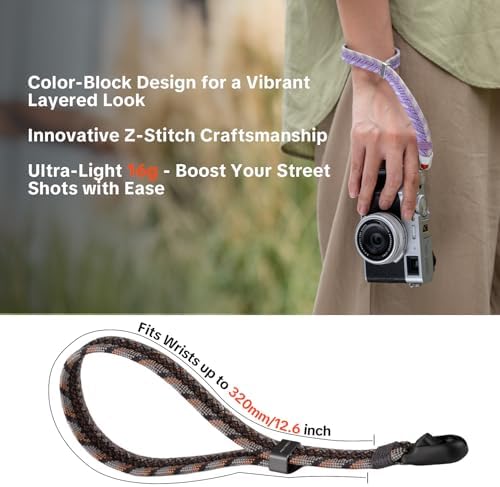 PGYTECH Rope Camera Wrist Strap Slim Trendy Style, Adjustable Quick Release - Image 2