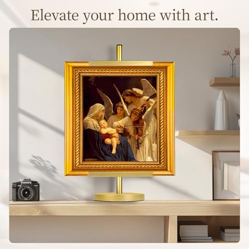 28''Adjustable Tabletop Easel Stand, Picture Easels for Display-Gold - Image 4