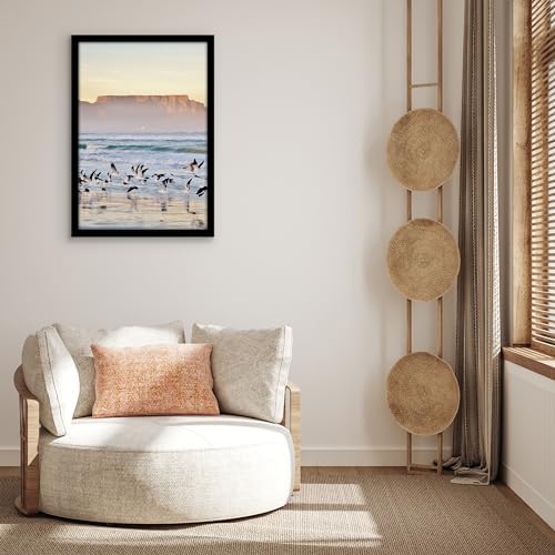 Americanflat 22x32 Poster Frame - Engineered Wood - Black - Image 5