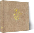 Holoary Photo Album 4x6 200 Photos, 200 Pockets 4”x6” Picture Album, Linen Fabric Cover Big Picture Book for Photos with Writing Area, 4x6 Photo Albums for Family Weddings Travel Memories(Khaki) by Holoary