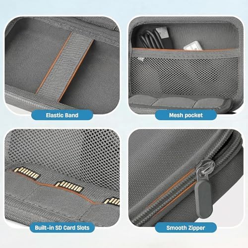 Digital Camera Case for Kodak PIXPRO FZ55/FZ45/CAMKORY, Dark Gray - Image 5