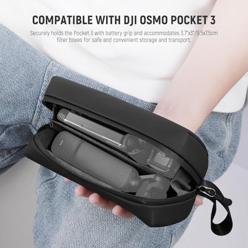 NEEWER Carrying Bag for Pocket 4 Pocket 3, Protective Dustproof Splashproof Shock Adsorbing Scratch Resistant Storage Case Compatible with DJI Osmo Pocket4 3 Creator Combo Accessories, PB10 - Image 2
