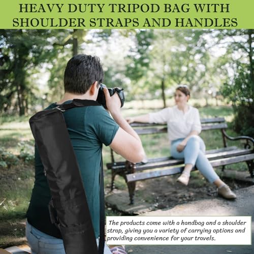 BLIRITEL 35.4 inch Tripod Carrying Case, Heavy Duty Padded Tripod Bag with Shoulder Strap for Light Stand,Monopods,Umbrellas,Softbox,Boom Stands and Photography Accessories (35.4 x 5.12 Inch) - Image 2