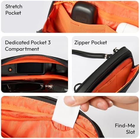 ULANZI YY08 Sling Bag Compatible With DJI OSMO Pocket 3/4/4 Pro/Luna - Image 3
