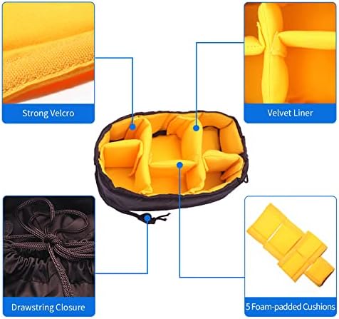 Selens High-Capacity Shockproof DSLR SLR Camera Padded Bag Case - Image 3