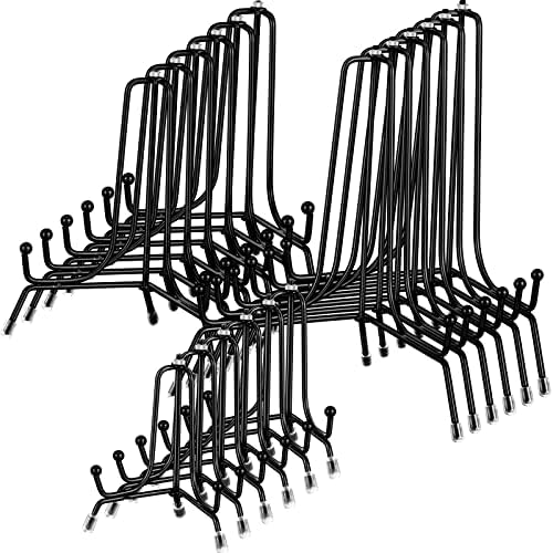 Chumia 18 Pcs Anti Slip Plate Stands Easels , Black, 4, 6, 8 Inch by Chumia