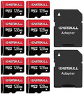 (Not 128G) 128MB 10-Pack of Micro SD Card Full HD Video UHS-I, U1, Class 10 by EASTBULL