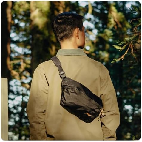 Peak Design Outdoor Sling 4L, Black, Padded Adjustable Shoulder Strap for Crossbody & Waist Carry, 3 Mesh Internal Pockets, Ideal for Carrying Cameras & Essentials, Versatile Sling Bag for Men & Women - Image 7