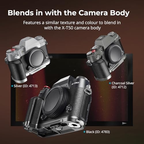 SMALLRIG L-Shape Handgrip for FUJIFILM X-T50, Shutter Button,Hot Shoe Cover - Image 5