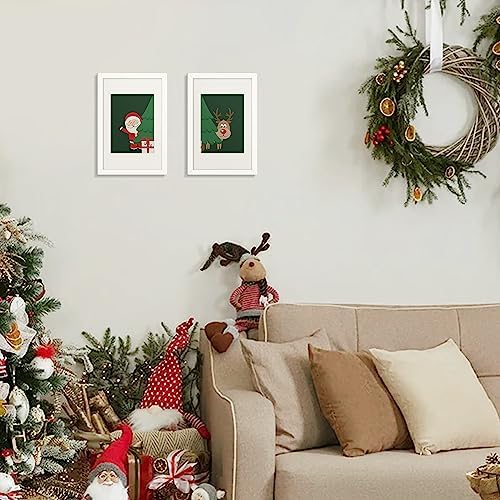 upsimples 8x12 Picture Frame, Gallery Wall Frames Set of 5, White - Image 6