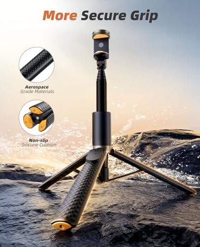 Tripod for iPhone, Selfie Stick with Remote, Stable & Durable Phone Tripod - Image 3
