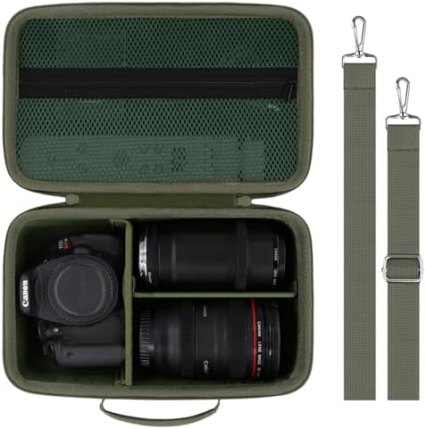 Hard Case for Canon EOS Rebel T7/T100/R50/R100 DSLR Camera with Lens by Baval
