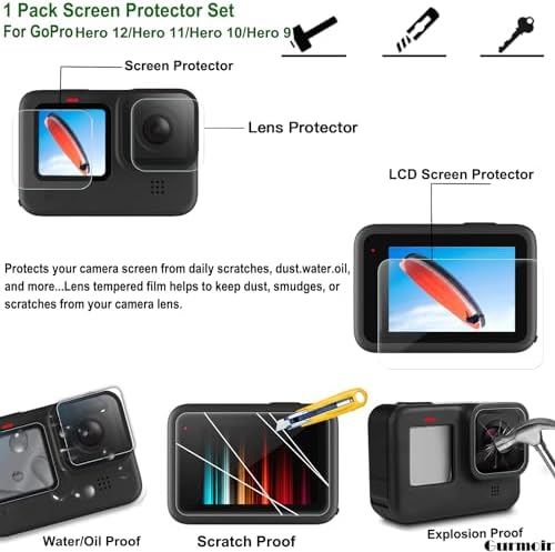 Accessories Kit with Battery and Charger for GoPro Hero 12 11 10 9 - Image 6