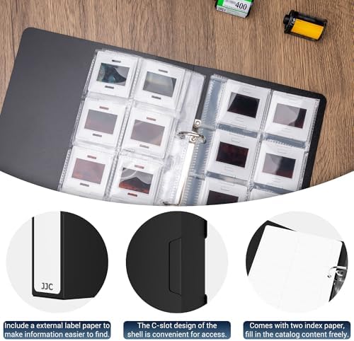 35mm Slide Film Mounts Archival Storage Case Organizer for 96 Slides - Image 4