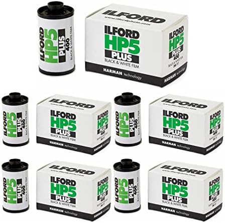 Ilford HP5 Plus ISO 400 Black and White 35mm Roll Film Bundle by ILFORD