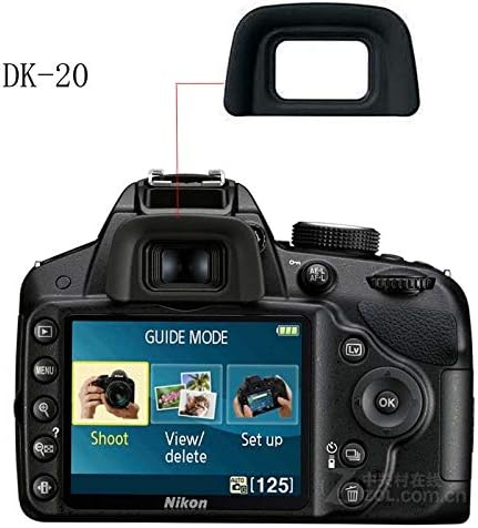 (2pcs) DK-20 Viewfinder Eyecup Eyepiece for Nikon D50 D60 D70 D3100 D3200 D5100 D5200 Camera - Image 2