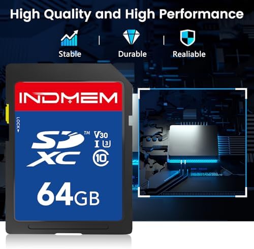 64GB SD Card 5 Pack, C10, U3, V30, High Speed up to 90M/S SDXC UHS-I Memory Cards, Full HD & 4K Video Compatible with Digital Cameras, 64GB(5pc) - Image 5