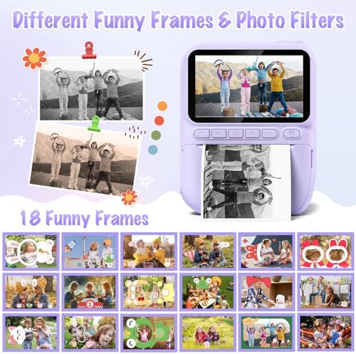 Kids Camera Instant Print, 3.0" HD 32MP Kids Camera - Image 5