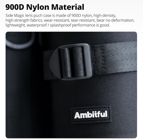 Ambitful 3.15 × 6.10 in Thick Camera Lens Pouch Case, Protection Lens bag - Image 2