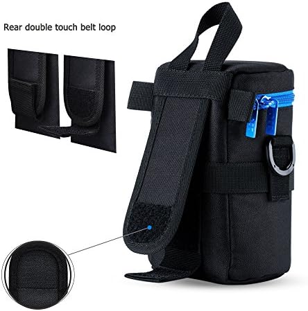 JJC Deluxe Lens Case Pouch Bag for Camera Lens Below 3.15" x 6.1"(D x L) - Image 5