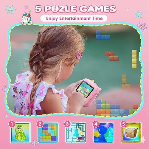 Kids Instant Print Camera, 1080P HD Video & 2.4" Screen Toy Camera | Includes 32GB Card & Print Paper, Inkless Print, 16X Zoom, Christmas Birthday Dinosaur Gifts for Boys Girls Age 3-12 - Image 5