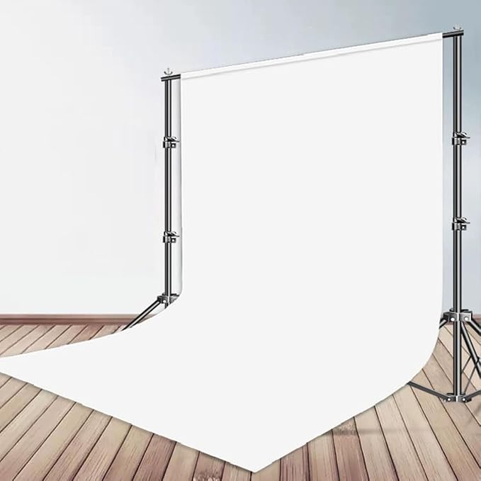 Solid Photography Backdrop Background Chromakey Muslin Portrait Background Screen for Photo Video Studio… (White, 10x12ft) - Image 2