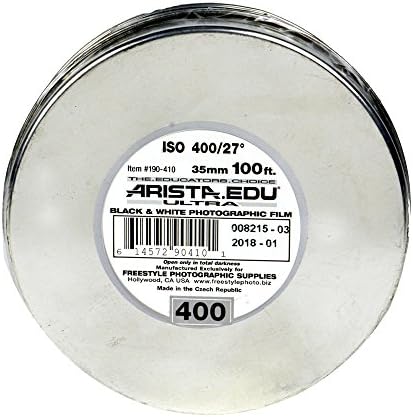 Arista EDU Ultra 400 ISO Black & White Film, 35mm x 100 ft. by Arista
