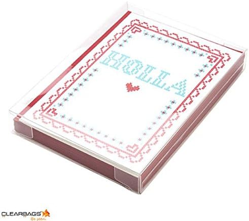ClearBags Crystal Clear Box | 25 Boxes | Size: 5 3/8" x 1" x 7 3/8" Holds Cards | High Density PET Soft Fold Design Protects Cards, Letters, Photos | Archival Safe | FB15﻿ - Image 3
