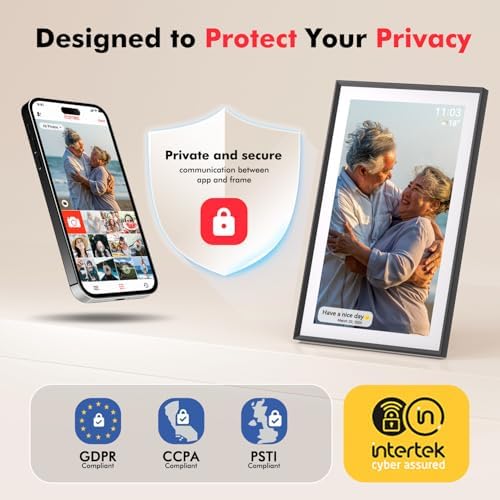Digital Picture Frame, Frameo 15.6'' Digital Photo Frame WiFi Large Display - Image 6