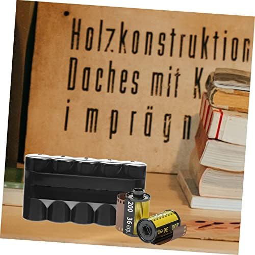 Artibetter 2pcs Box Film Storage Box Desktop Carrying Case Desktop Case Desktop Stand Film Canisters Desktop Protector Film Canister Holder 35mm Film Holder Plastic Empty Box with Cover - Image 4