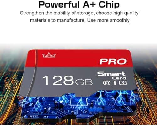 128GB Micro Memory Card Class 10 Memory Cards High Speed Mini TF Card with Adapter for Smartphones/Tablet/Drone/Game Console(2-Pack) - Image 3