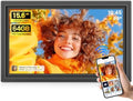 64GB 15.6" Large Digital Picture Frame, Uhale WiFi Electronic Photo Frames with 1920 x 1080 FHD IPS Touch Screen, Support Auto-Rotate Wall Mounted SD&USB Card, Share Photos/Videos from Phone Instantly by FANGOR