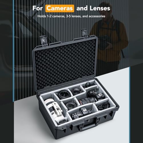 Lykus PVC2 Hard Case with Dividers for Cameras,Lenses,DJI Mavic/Air/Mini - Image 2