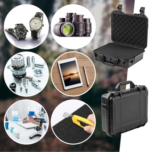 Relaxweex 22.4 x 16.1 x 10.2 Inch Hard Case, Grid Shell, Black - Image 7