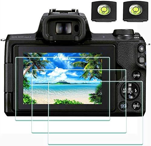 ULBTER Screen Protector for Canon EOS M50 Mark II Camera [3+2 Pack] by ULBTER