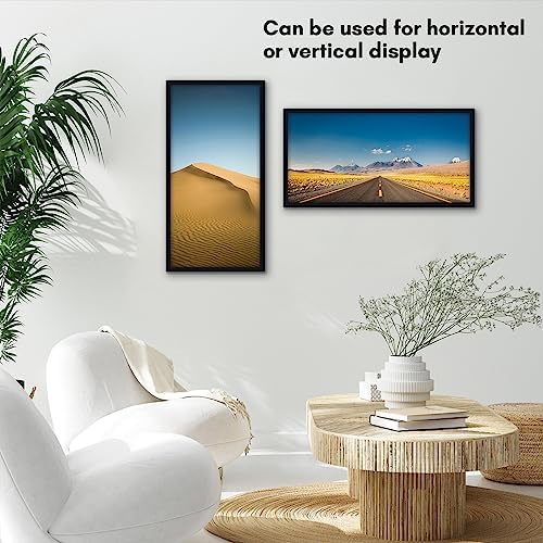 Americanflat 11x22 Picture Frame - Slim Molding - Black - Image 6