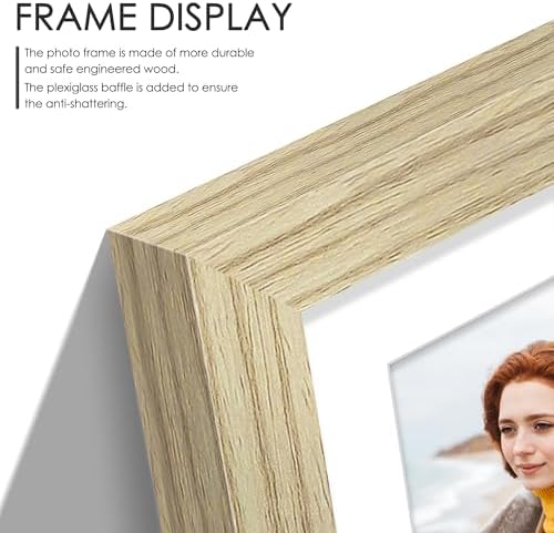 DUENPY 8x16 Collage Frame For 3 5x7 Photos Wood Color - Image 5