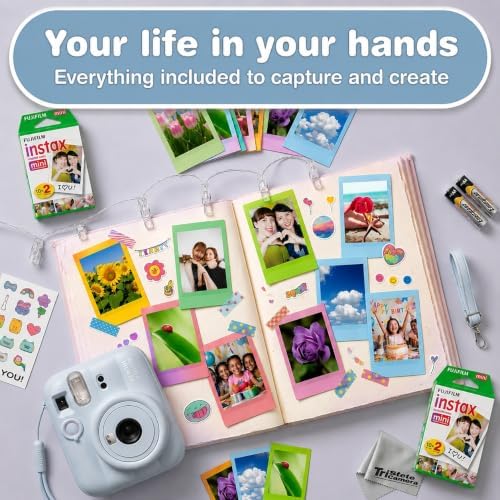 Fujifilm Instax Mini 13 Frost Blue Instant Camera with 20-Sheet Film - Image 2
