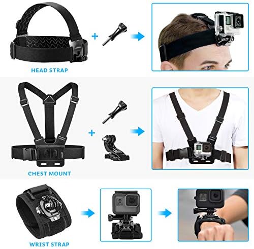 Luxebell Accessories Kit for AKASO EK5000 EK7000 4K WiFi Action Camera GoPro Hero 13 12 11 10 9 8 7 6 5/Session 5/Hero 4/3+/3/2/1 Max Fusion SJ4000 SJ5000 - Image 5