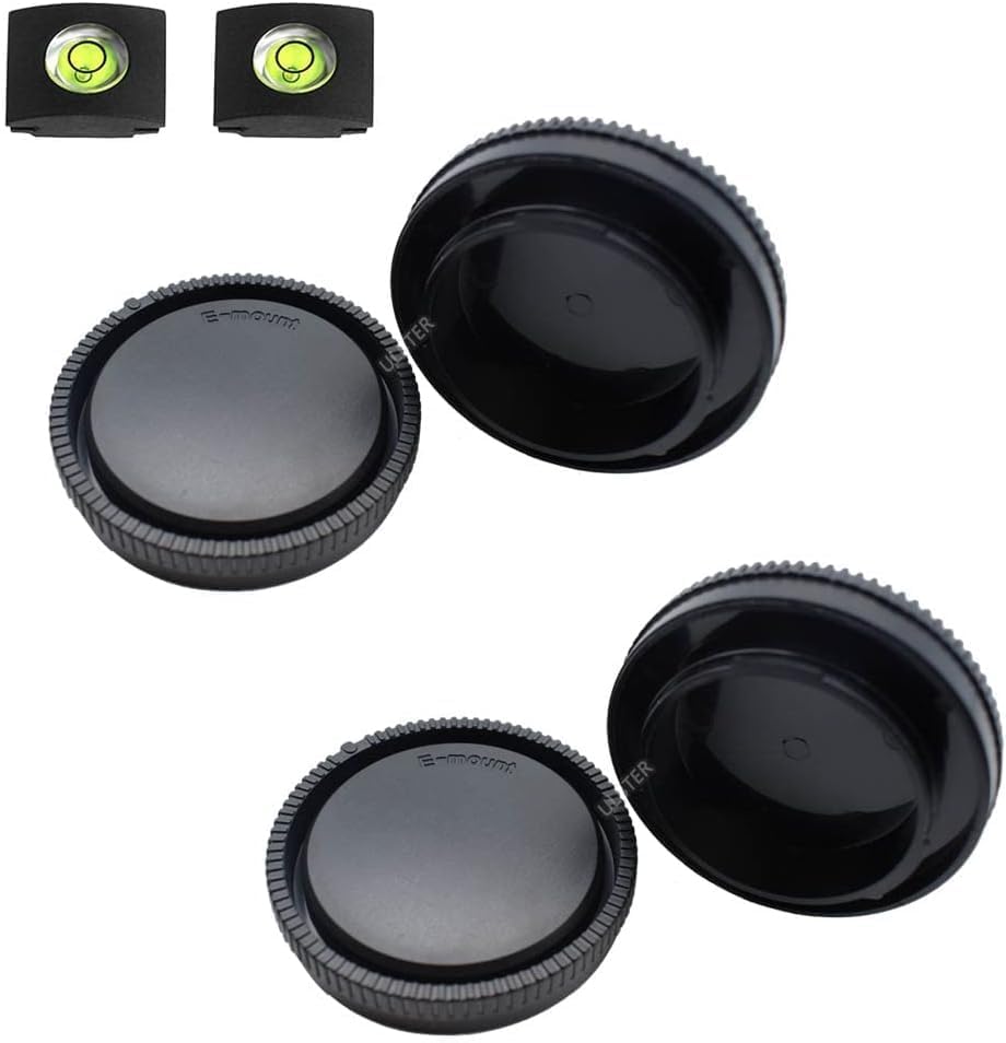 ULBTER Front Body Cap + Rear Lens Over for Sony Alpha E Mount Camera by ULBTER
