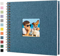 Scrapbook Photo Album, Linen Covered, 10x10 Inches, 20 Sheets/40 Pages by Yopih
