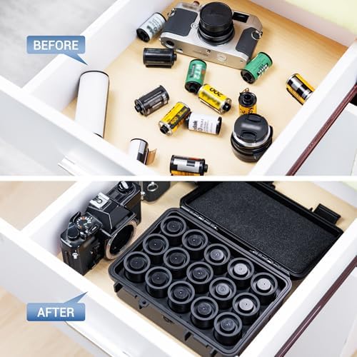 JJC Sturdy Secure 35mm Film Case Canister Holder, IP67 Waterproof - Image 4