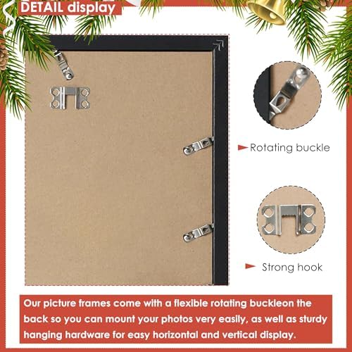DUENPY 16x38 Collage Frame For 20 4x6 Photos Black - Image 5