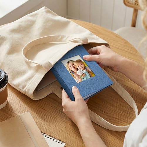Vienrose 4x6 Mini Photo Album, 2 Pack, 52 Photos, Blue - Image 6