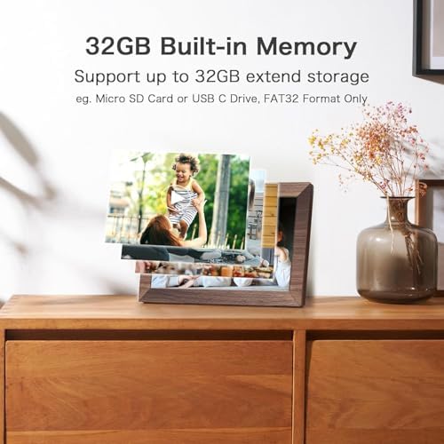 Digital Picture Frame, Frameo 10.1 Inch Smart WiFi Digital Photo Frame 32GB - Image 5