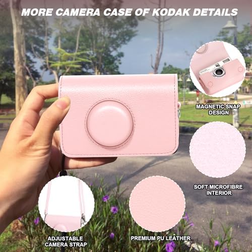 Camera Case for KODAK EKTAR H35 H35N Half Frame Film Camera, Pink - Image 3